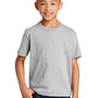 Port & Company Youth Fan Favorite Short Sleeve Crewneck T-Shirt - Silver Grey