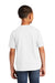 Port & Company PC450Y Youth Fan Favorite Short Sleeve Crewneck T-Shirt White Model Back