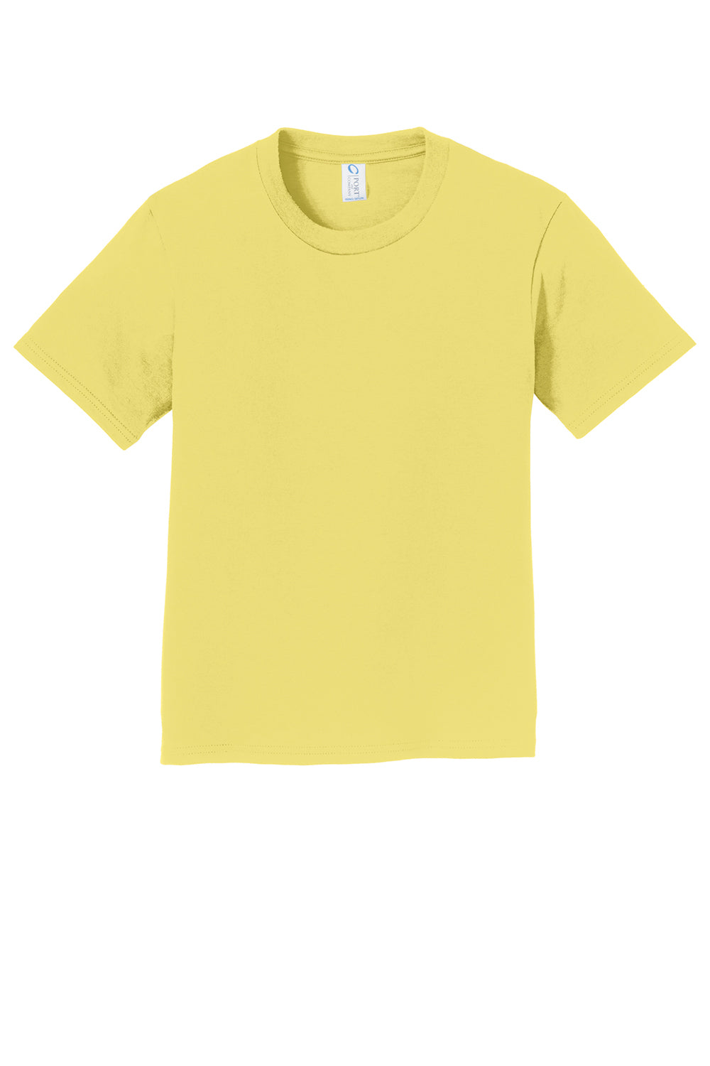 Port & Company PC450Y Youth Fan Favorite Short Sleeve Crewneck T-Shirt Yellow Flat Front