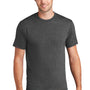 Port & Company Mens Fan Favorite Short Sleeve Crewneck T-Shirt - Heather Dark Grey