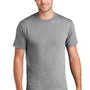 Port & Company Mens Fan Favorite Short Sleeve Crewneck T-Shirt - Heather Grey