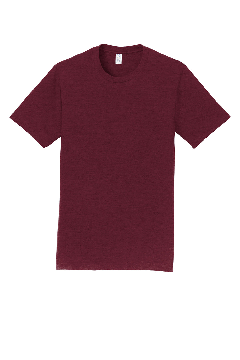 Port & Company PC450 Mens Fan Favorite Short Sleeve Crewneck T-Shirt Athletic Maroon Flat Front