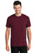 Port & Company PC450 Mens Fan Favorite Short Sleeve Crewneck T-Shirt Athletic Maroon Model Front