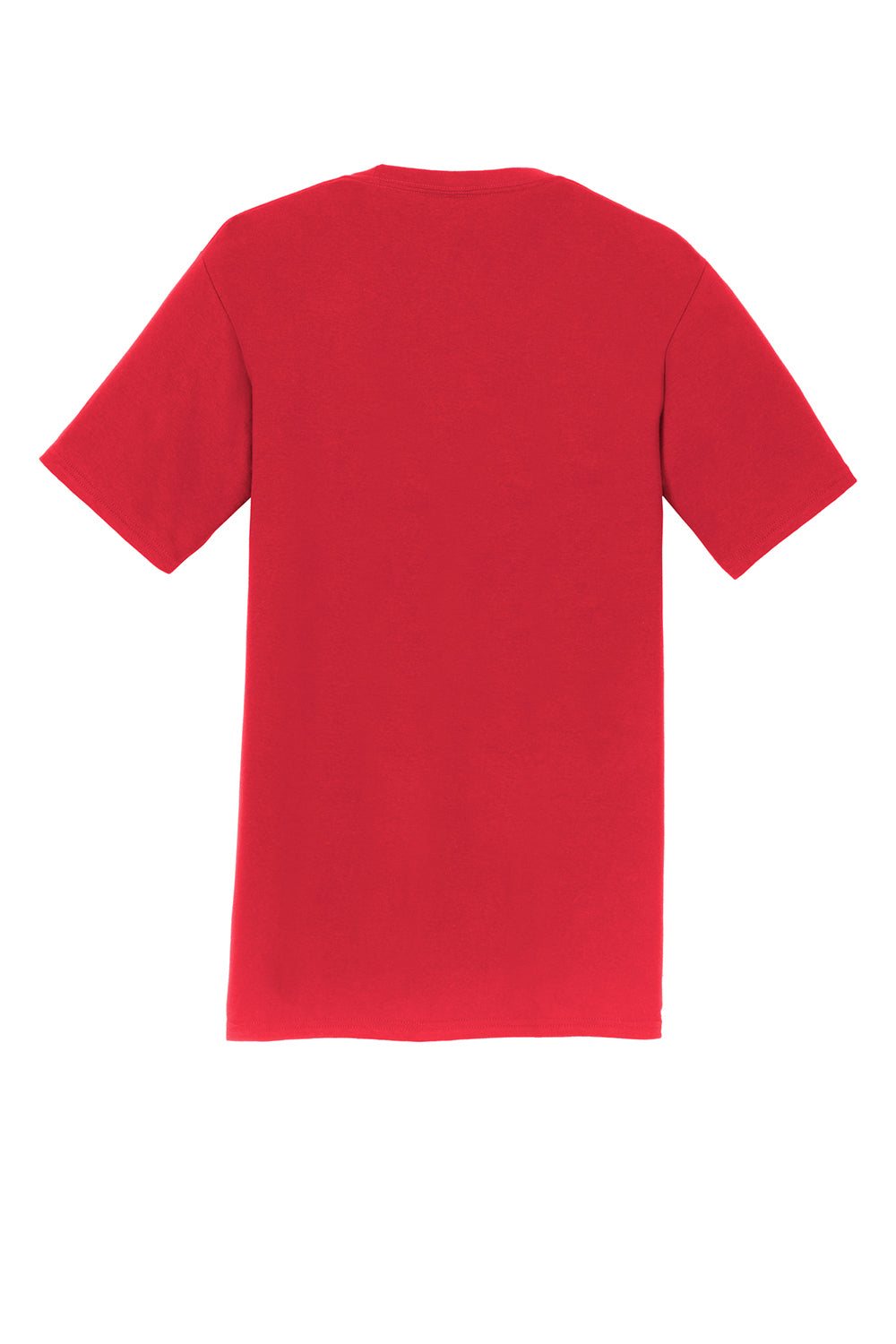 Port & Company PC450 Mens Fan Favorite Short Sleeve Crewneck T-Shirt Athletic Red Flat Back