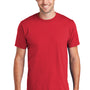 Port & Company Mens Fan Favorite Short Sleeve Crewneck T-Shirt - Athletic Red