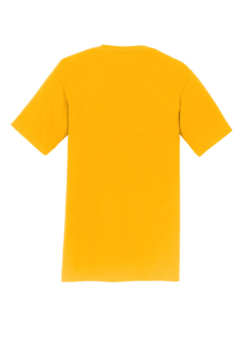 Port & Company PC450 Mens Fan Favorite Short Sleeve Crewneck T-Shirt Bright Gold Flat Back