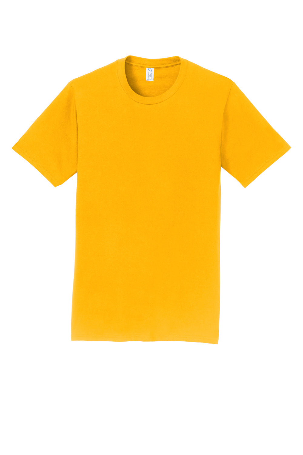 Port & Company PC450 Mens Fan Favorite Short Sleeve Crewneck T-Shirt Bright Gold Flat Front