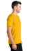 Port & Company PC450 Mens Fan Favorite Short Sleeve Crewneck T-Shirt Bright Gold Model Side