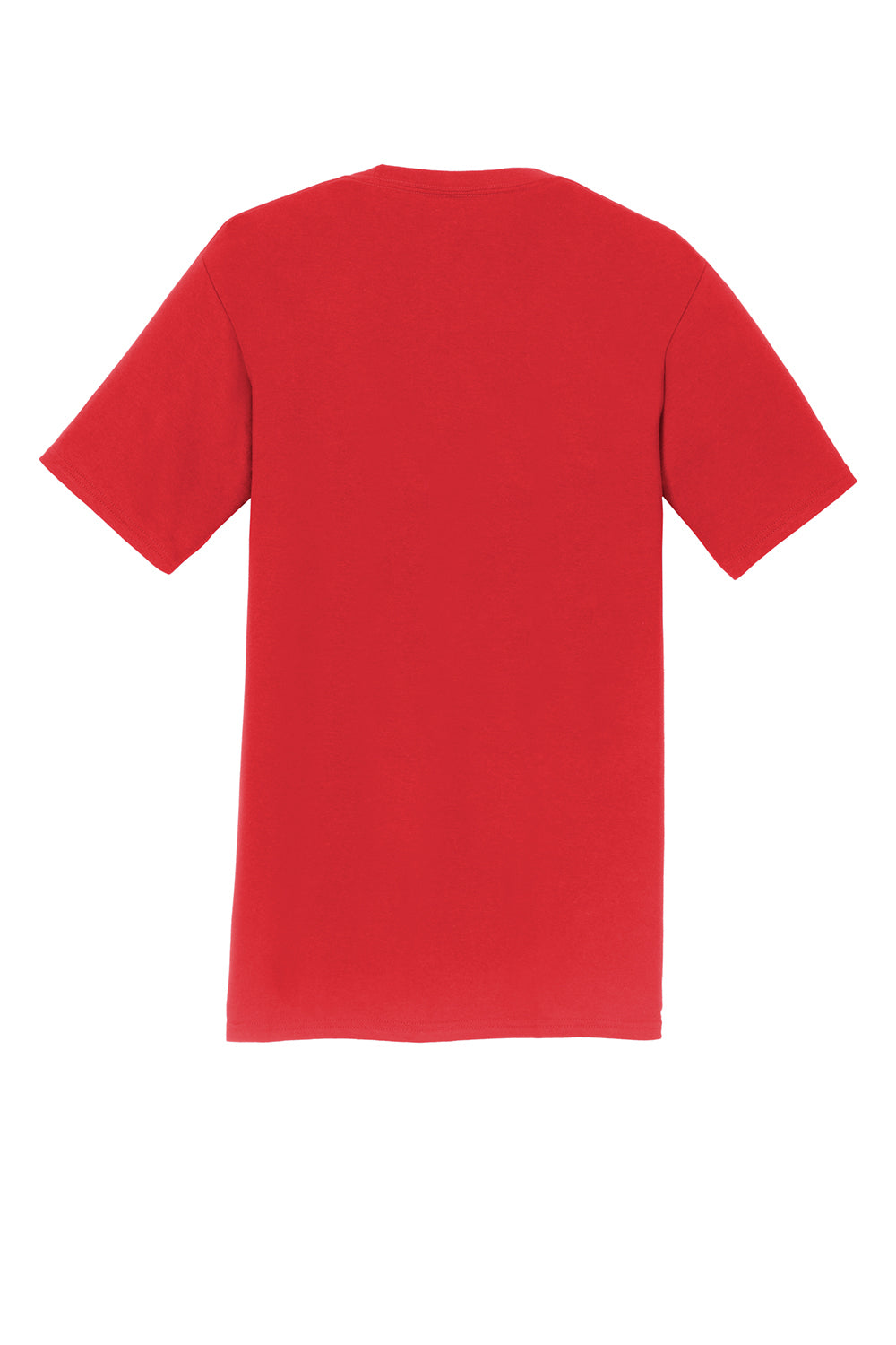 Port & Company PC450 Mens Fan Favorite Short Sleeve Crewneck T-Shirt Bright Red Flat Back