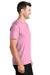 Port & Company PC450 Mens Fan Favorite Short Sleeve Crewneck T-Shirt Candy Pink Model Side