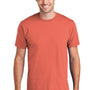 Port & Company Mens Fan Favorite Short Sleeve Crewneck T-Shirt - Coral