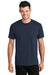 Port & Company PC450 Mens Fan Favorite Short Sleeve Crewneck T-Shirt Deep Navy Blue Model Front