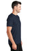 Port & Company PC450 Mens Fan Favorite Short Sleeve Crewneck T-Shirt Deep Navy Blue Model Side