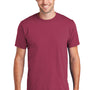 Port & Company Mens Fan Favorite Short Sleeve Crewneck T-Shirt - Garnet Red