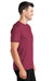 Port & Company PC450 Mens Fan Favorite Short Sleeve Crewneck T-Shirt Garnet Red Model Side