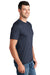 Port & Company PC450 Mens Fan Favorite Short Sleeve Crewneck T-Shirt Heather Navy Blue Model Side