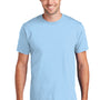 Port & Company Mens Fan Favorite Short Sleeve Crewneck T-Shirt - Light Blue