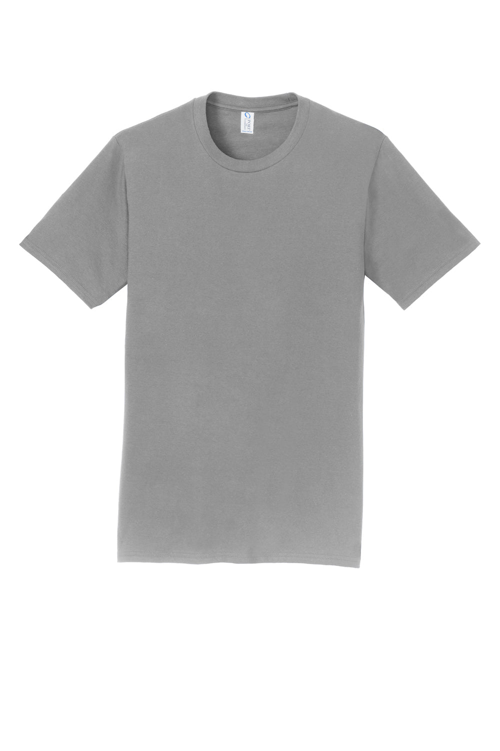 Port & Company PC450 Mens Fan Favorite Short Sleeve Crewneck T-Shirt Medium Grey Flat Front