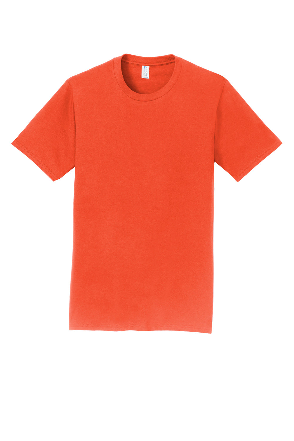 Port & Company PC450 Mens Fan Favorite Short Sleeve Crewneck T-Shirt Orange Flat Front