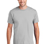 Port & Company Mens Fan Favorite Short Sleeve Crewneck T-Shirt - Silver Grey