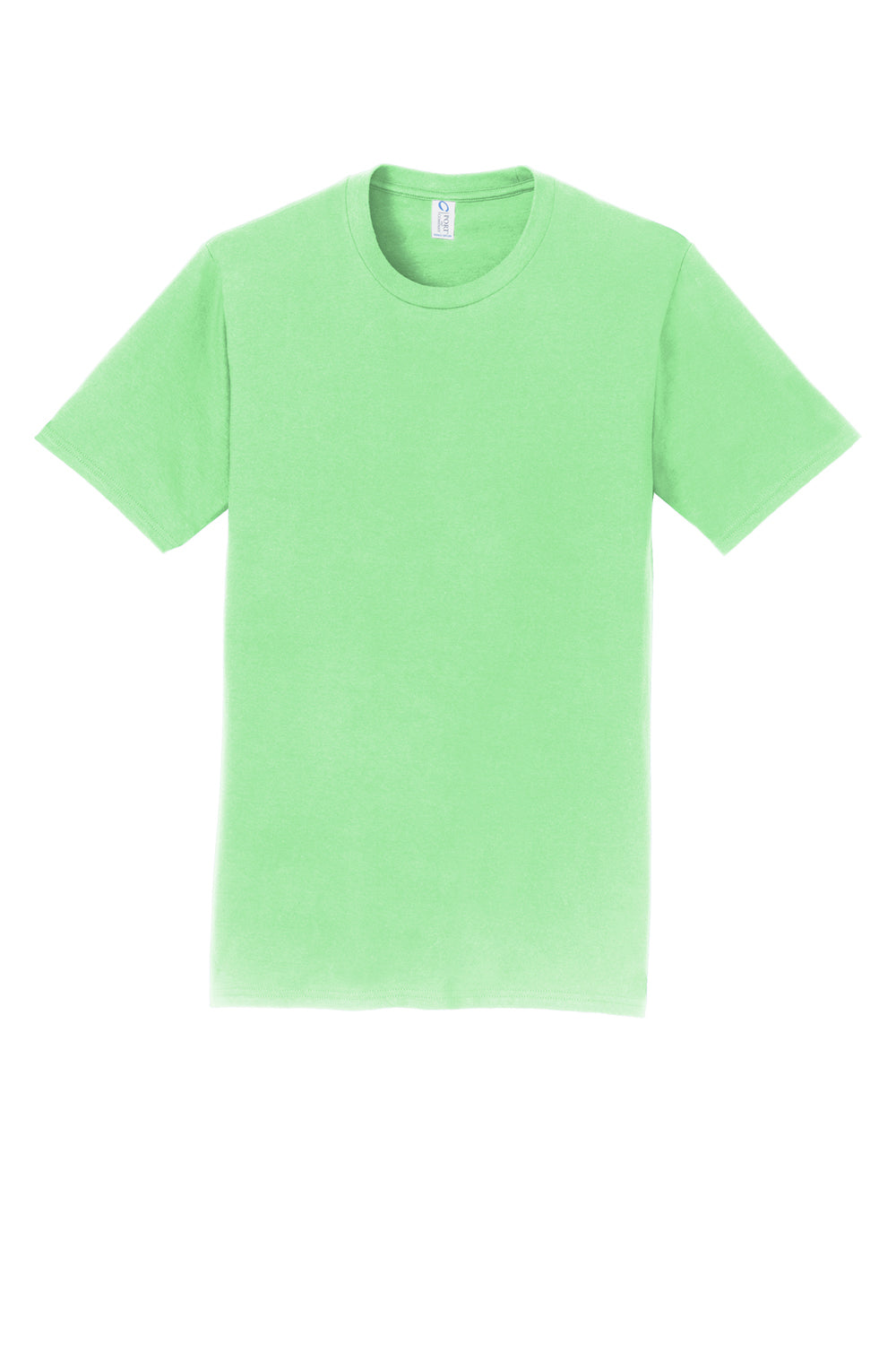 Port & Company PC450 Mens Fan Favorite Short Sleeve Crewneck T-Shirt Spearmint Green Flat Front