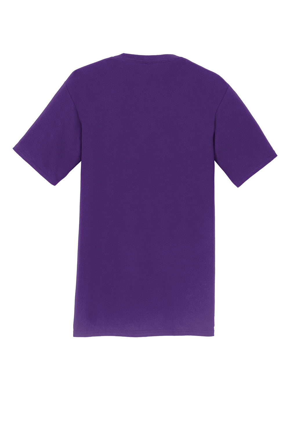 Port & Company PC450 Mens Fan Favorite Short Sleeve Crewneck T-Shirt Team Purple Flat Back