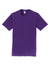 Port & Company PC450 Mens Fan Favorite Short Sleeve Crewneck T-Shirt Team Purple Flat Front