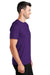 Port & Company PC450 Mens Fan Favorite Short Sleeve Crewneck T-Shirt Team Purple Model Side