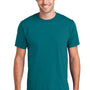 Port & Company Mens Fan Favorite Short Sleeve Crewneck T-Shirt - Team Teal Green