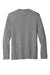 Port & Company PC455LS Mens Fan Favorite Long Sleeve Crewneck T-Shirt Heather Graphite Grey Flat Back