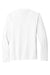 Port & Company PC455LS Mens Fan Favorite Long Sleeve Crewneck T-Shirt White Flat Back