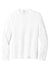 Port & Company PC455LS Mens Fan Favorite Long Sleeve Crewneck T-Shirt White Flat Front