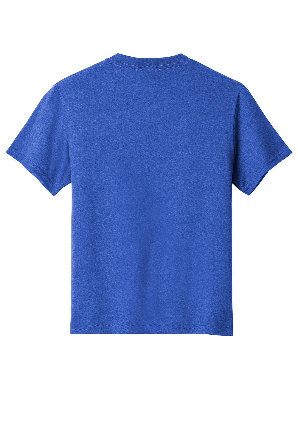 Port & Company PC455Y Youth Fan Favorite Short Sleeve Crewneck T-Shirt Heather True Royal Blue Flat Back