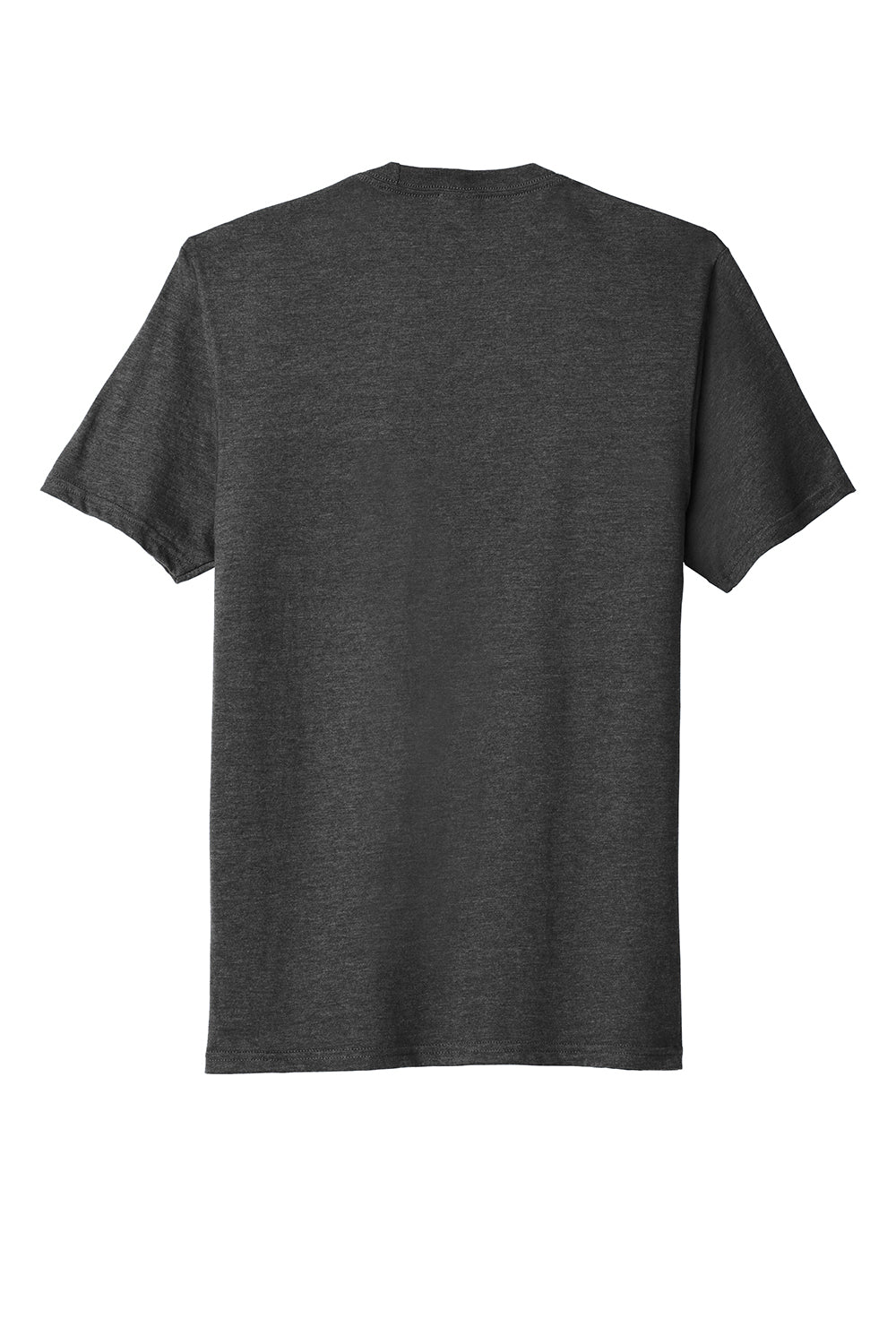 Port & Company PC455 Mens Fan Favorite Short Sleeve Crewneck T-Shirt Heather Black Flat Back