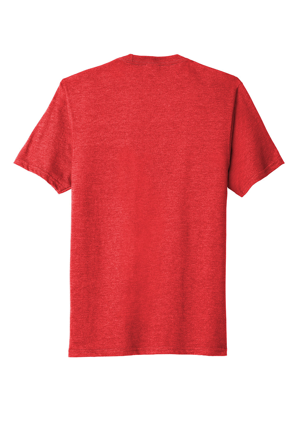 Port & Company PC455 Mens Fan Favorite Short Sleeve Crewneck T-Shirt Heather Bright Red Flat Back