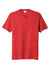 Port & Company PC455 Mens Fan Favorite Short Sleeve Crewneck T-Shirt Heather Bright Red Flat Front