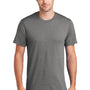 Port & Company Mens Fan Favorite Short Sleeve Crewneck T-Shirt - Heather Graphite Grey