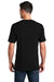 Port & Company PC455 Mens Fan Favorite Short Sleeve Crewneck T-Shirt Jet Black Model Back