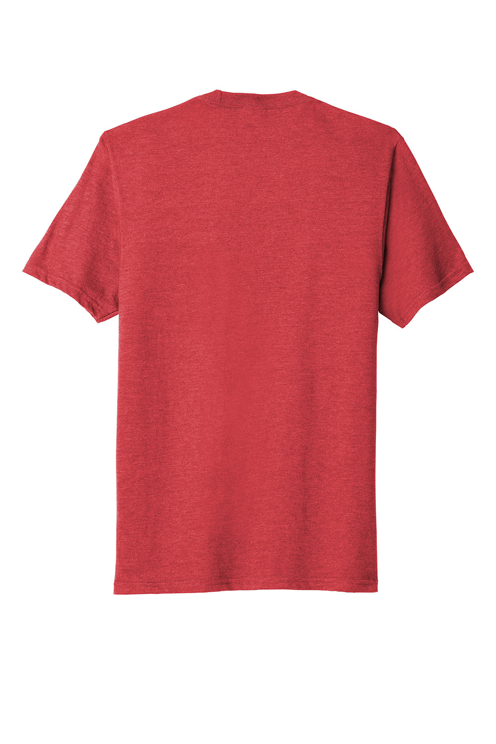 Port & Company PC455 Mens Fan Favorite Short Sleeve Crewneck T-Shirt Heather Team Cardinal Red Flat Back