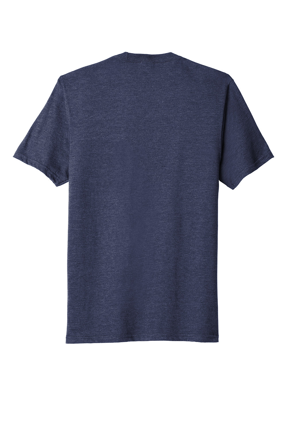 Port & Company PC455 Mens Fan Favorite Short Sleeve Crewneck T-Shirt Heather Team Navy Blue Flat Back