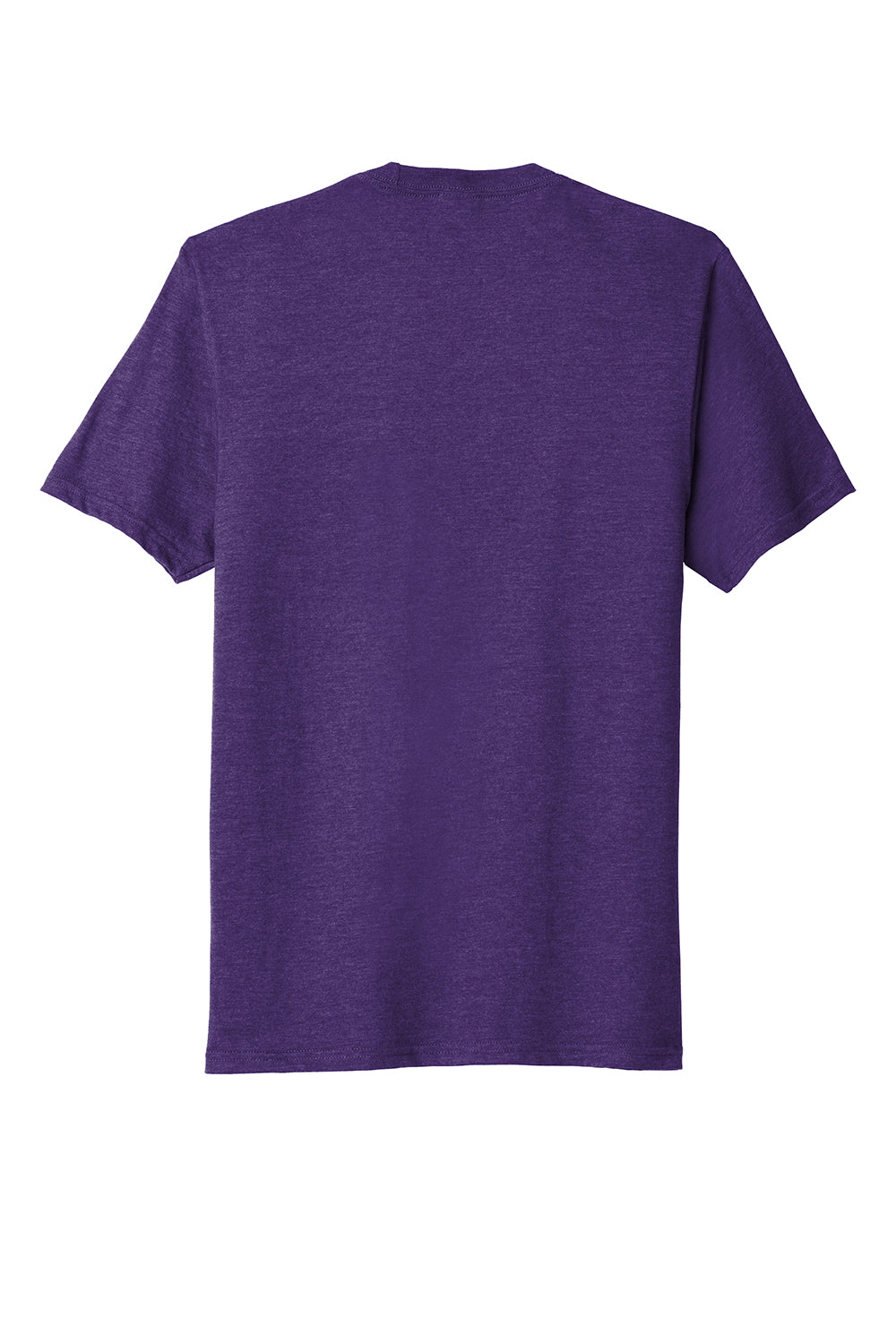 Port & Company PC455 Mens Fan Favorite Short Sleeve Crewneck T-Shirt Heather Team Purple Flat Back