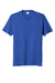 Port & Company PC455 Mens Fan Favorite Short Sleeve Crewneck T-Shirt Heather True Royal Blue Flat Front