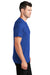 Port & Company PC455 Mens Fan Favorite Short Sleeve Crewneck T-Shirt Heather True Royal Blue Model Side