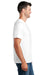 Port & Company PC455 Mens Fan Favorite Short Sleeve Crewneck T-Shirt White Model Side