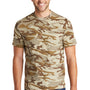 Port & Company Mens Core Short Sleeve Crewneck T-Shirt - Desert Camo