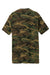 Port & Company PC54C Mens Core Short Sleeve Crewneck T-Shirt Military Camo Flat Back