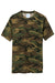 Port & Company PC54C Mens Core Short Sleeve Crewneck T-Shirt Military Camo Flat Front