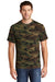 Port & Company PC54C Mens Core Short Sleeve Crewneck T-Shirt Military Camo Model Front