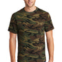 Port & Company Mens Core Short Sleeve Crewneck T-Shirt - Military Camo