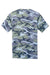 Port & Company PC54C Mens Core Short Sleeve Crewneck T-Shirt Woodland Blue Camo Flat Back